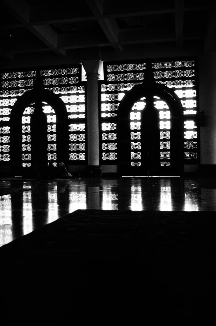 Mosque Pillars Shilouette