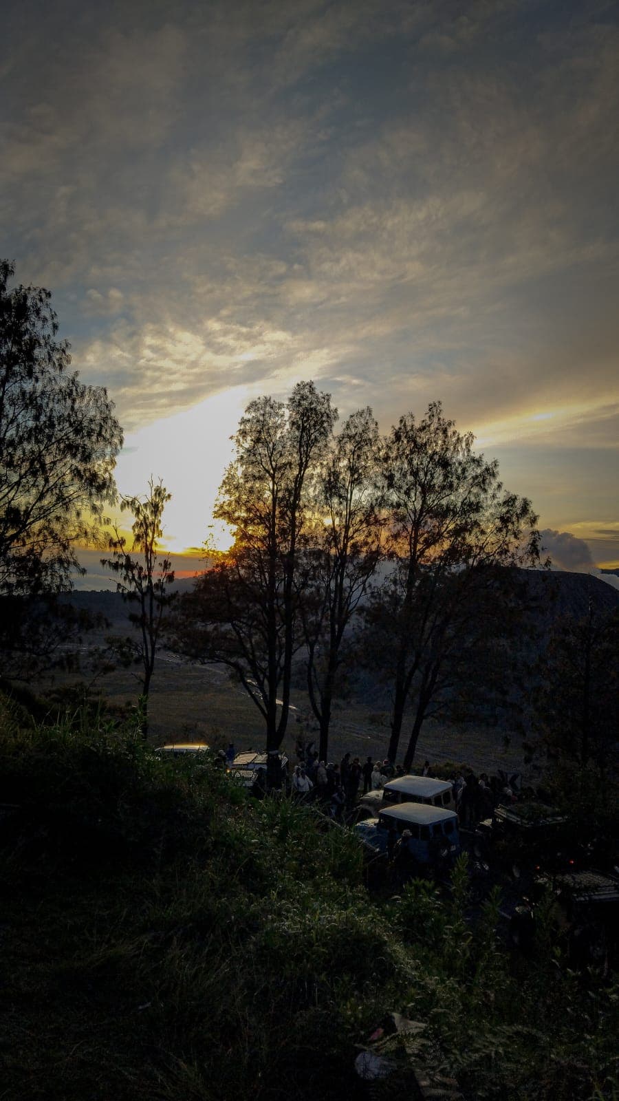 Sunrise at Bromo and Jeep